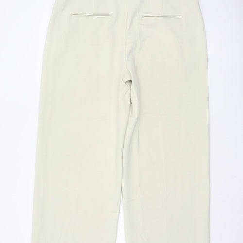 Marks and Spencer Men's Beige Regular Fit Dress Pants Size 18 Belted