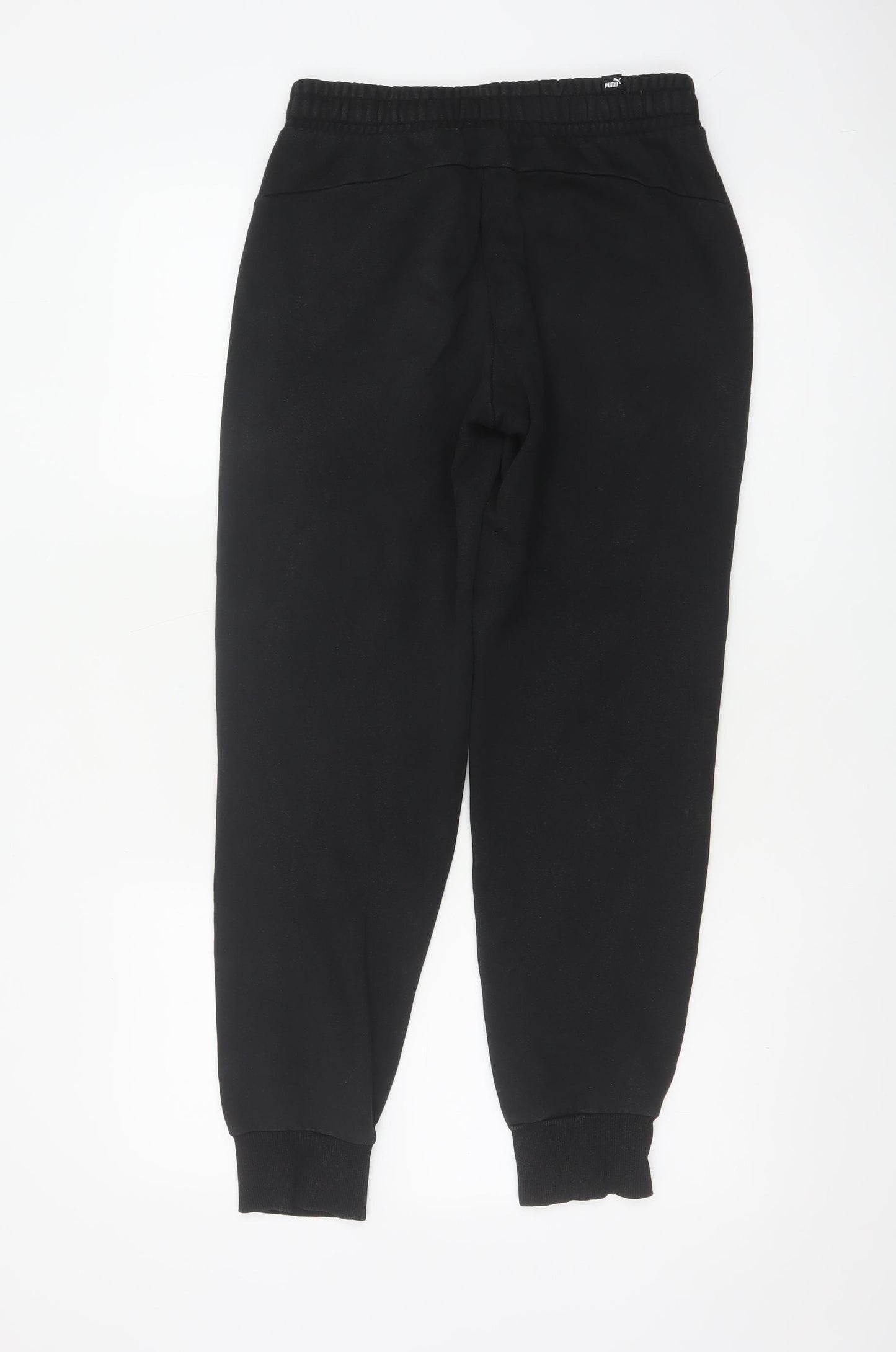Puma Men's Black Jogger Sweatpants S Regular Fit Fleece