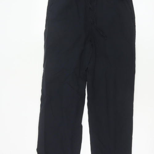 Marks and Spencer Women’s Black Viscose Jogger Trousers Size 8