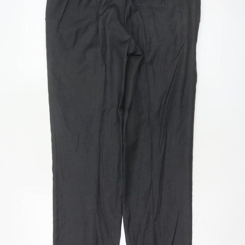 Marks and Spencer Men’s Grey 32R Pleated Dress Pants