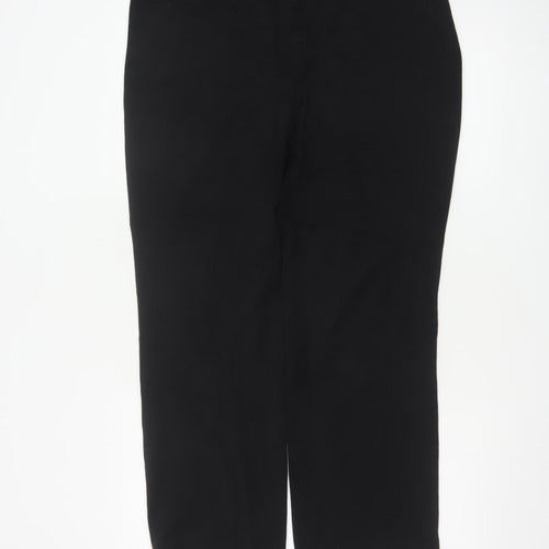 Marks and Spencer Women's Black Size 14 Straight Dress Pants