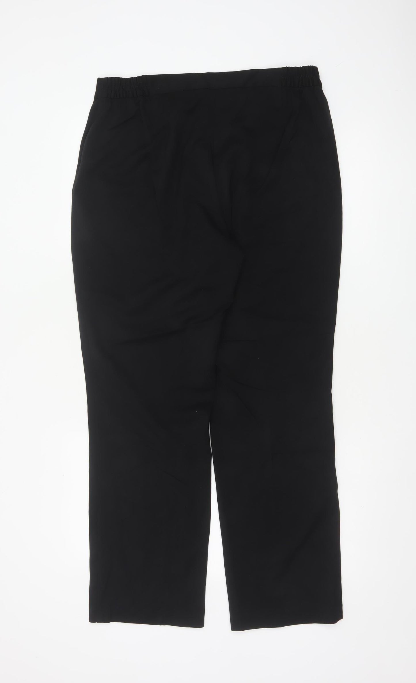 Marks and Spencer Women's Black Size 14 Straight Dress Pants