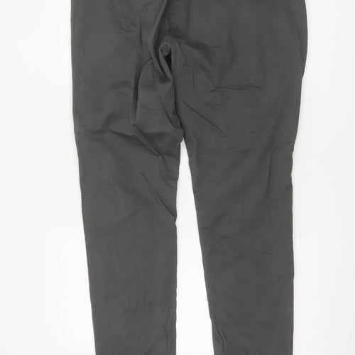 Next Men's Grey Chino Trousers Size L 36x31 Regular Fit