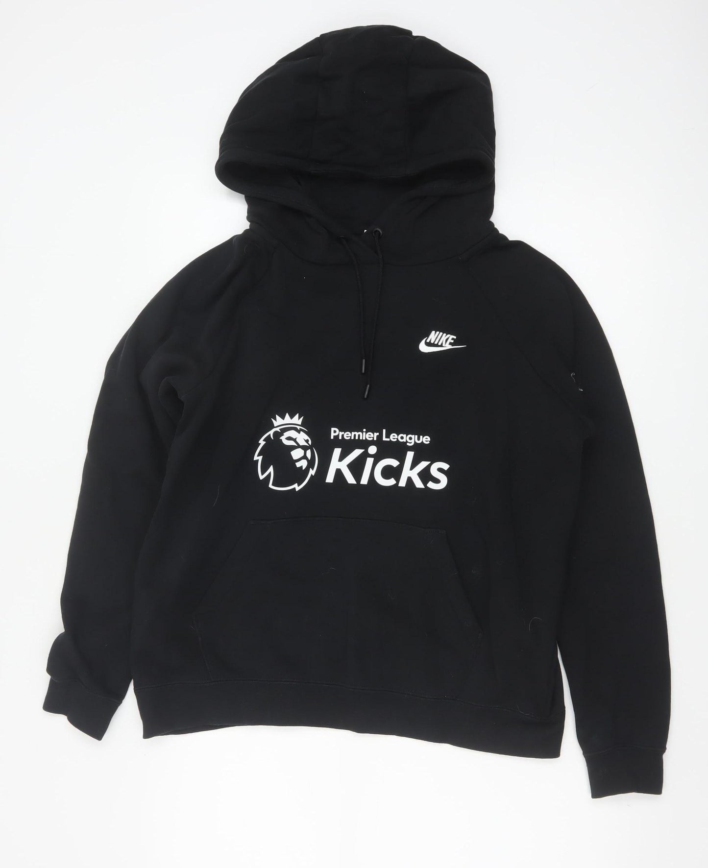Nike Women's Black Pullover Hoodie Premier League Kicks Medium