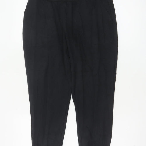 Nike Womens Black Dri-FIT Jogger Trousers M Regular Fit