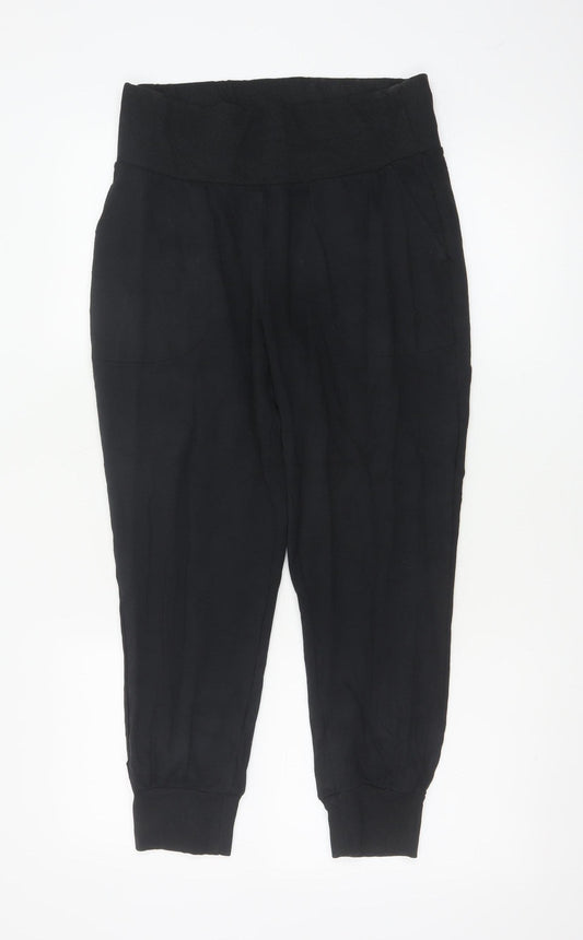 Nike Womens Black Dri-FIT Jogger Trousers M Regular Fit