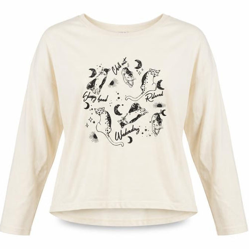 River Island Women Ivory Lounge T-Shirt Pyjama Top M