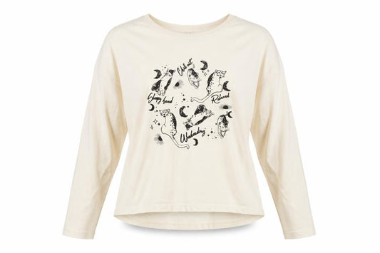 River Island Women Ivory Lounge T-Shirt Pyjama Top M