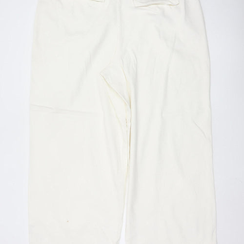Marks and Spencer Women’s Ivory Chino Trousers Size 20 Regular