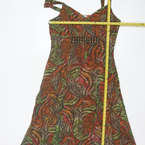 Marks and Spencer Per Una Multicoloured Fit & Flare Dress Women's Size 14R