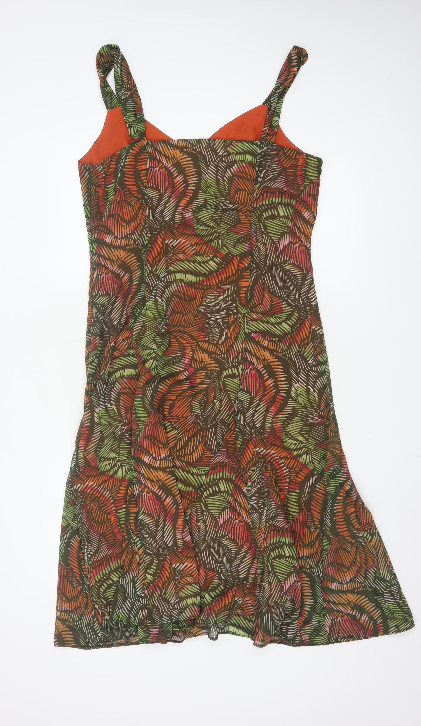 Marks and Spencer Per Una Multicoloured Fit & Flare Dress Women's Size 14R