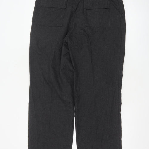 Marks and Spencer Men's Grey Regular Fit Stretch Trousers 34W 29L