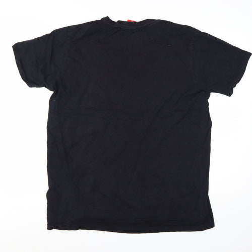 Liverpool FC Men's Black XL Graphic Short Sleeve T-Shirt