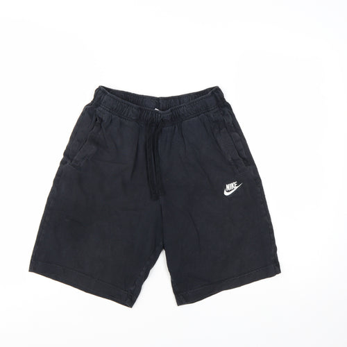 Nike Men's Black Athletic Shorts Size S Elastic Waist Sportswear