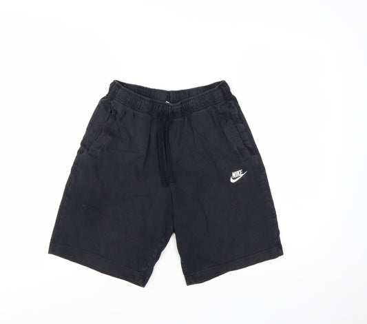 Nike Men's Black Athletic Shorts Size S Elastic Waist Sportswear