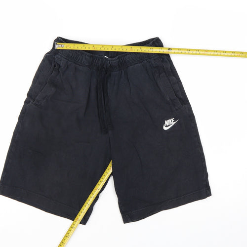 Nike Men's Black Athletic Shorts Size S Elastic Waist Sportswear