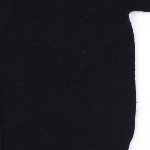 & Other Stories Women Black Wool V-Neck Cardigan Size 12