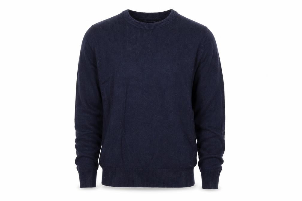 Gap Men's Blue Lambswool Crew Neck Pullover Jumper Size M