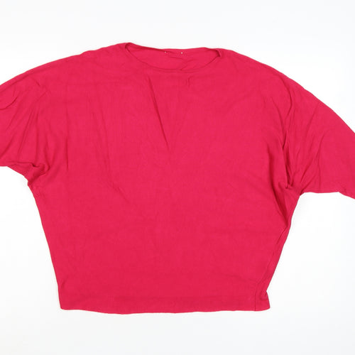 Phase Eight Women’s Red Relaxed Knit Pullover Jumper Size S