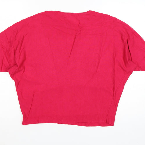 Phase Eight Women’s Red Relaxed Knit Pullover Jumper Size S