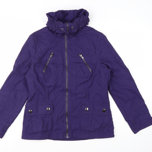 Marks and Spencer Women’s Purple Cotton Petite Jacket Size 8