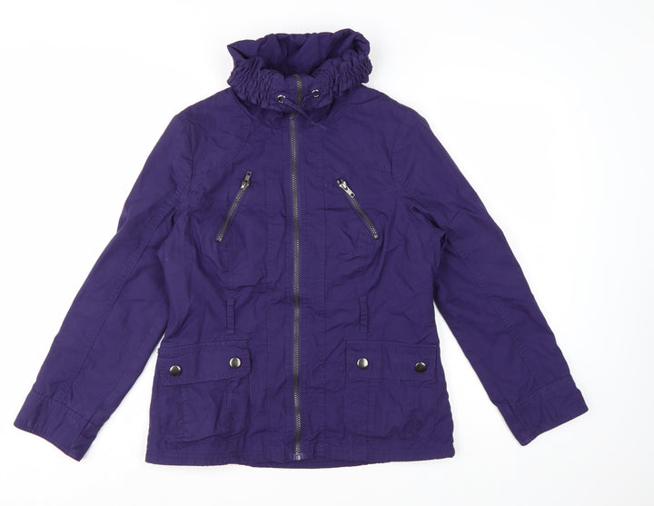 Marks and Spencer Women’s Purple Cotton Petite Jacket Size 8