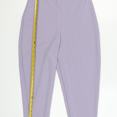 Girls On Film Women's Purple Strappy Slim Fit Jumpsuit Size 10