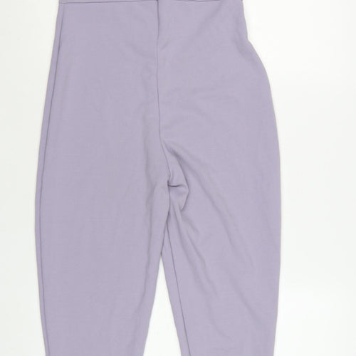 Girls On Film Women's Purple Strappy Slim Fit Jumpsuit Size 10