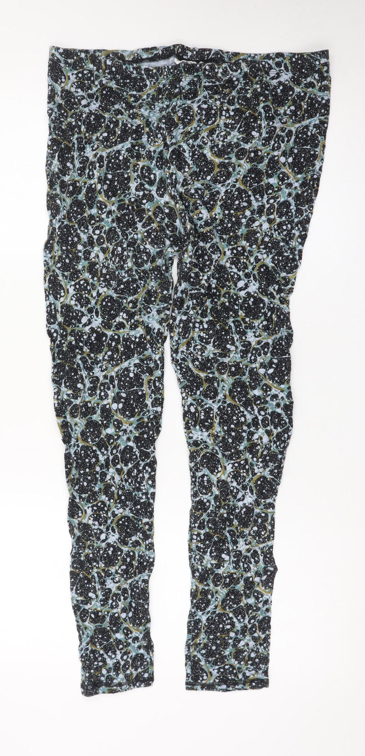 Thought Women’s Multicoloured Geometric Leggings Size 16