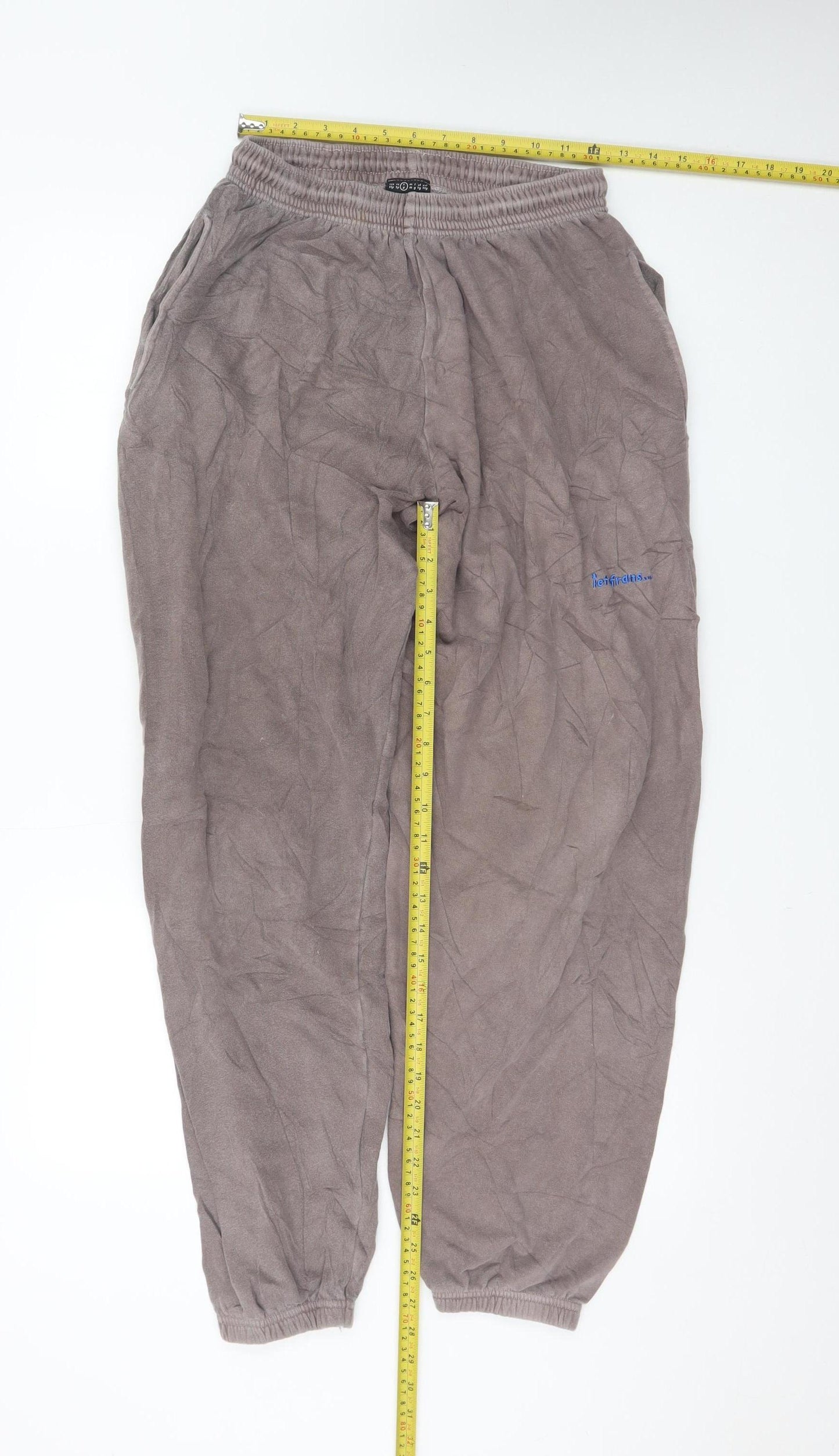 Iets Frans Women’s Grey Jogger Sweatpants Size S Elastic Waist Comfy Fit