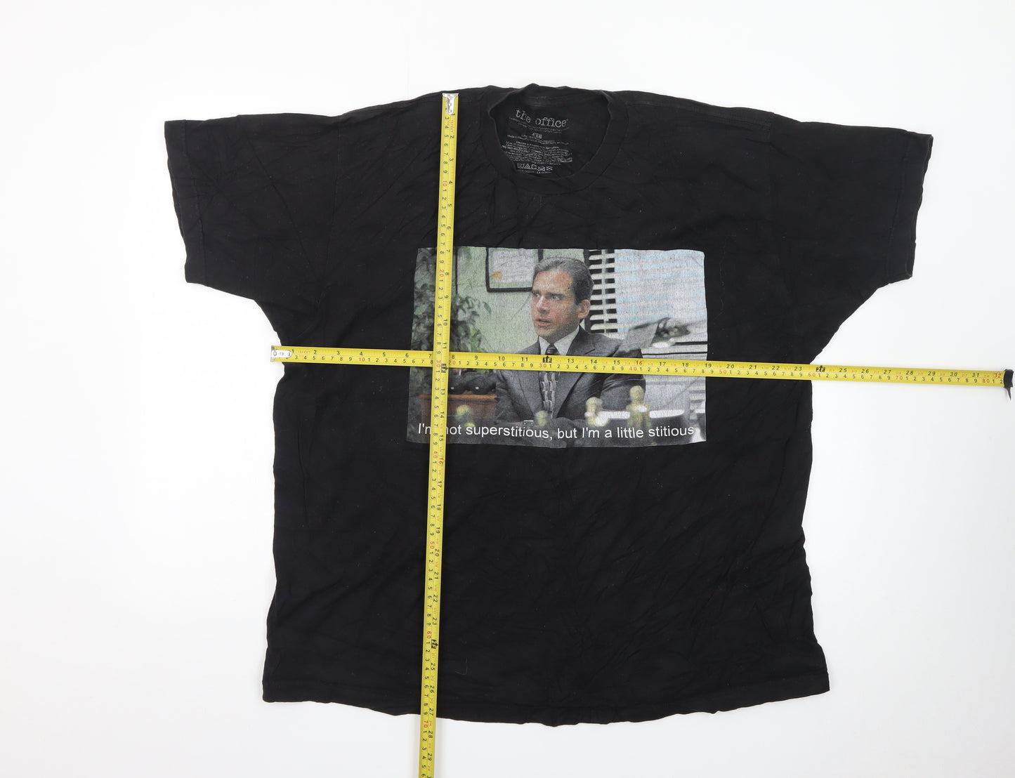 The Office Men's Black XL Graphic T-Shirt Cotton Short Sleeve
