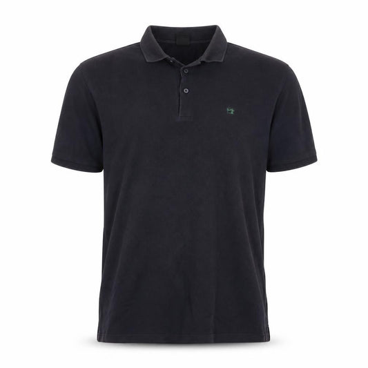 Scotch & Soda Men's Black Cotton Polo Shirt XL Regular Fit