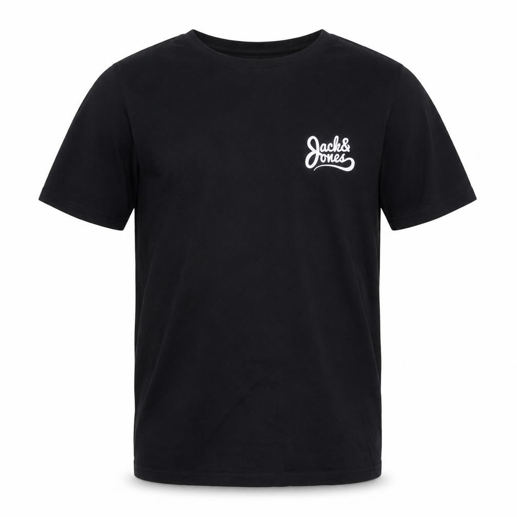 Jack & Jones Originals Men's Black Regular Fit Cotton T-Shirt Size S