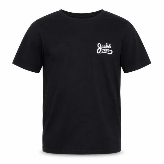 Jack & Jones Originals Men's Black Regular Fit Cotton T-Shirt Size S