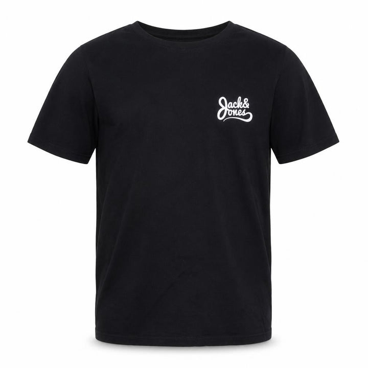 Jack & Jones Originals Men's Black Regular Fit Cotton T-Shirt Size S