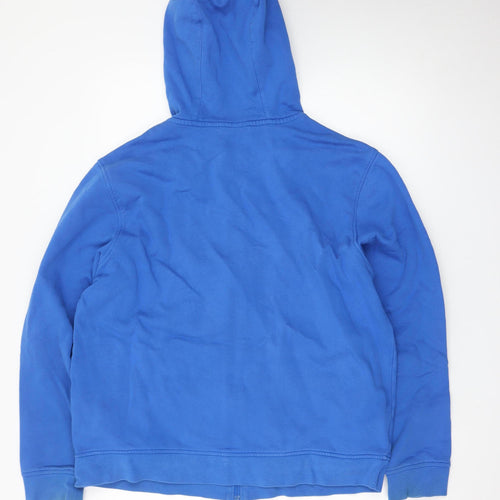 Lacoste Men's Blue Full Zip Hoodie XL Fleece Sweatshirt
