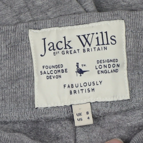 Jack Wills Women's Grey Jogger Sweatpants Size 8