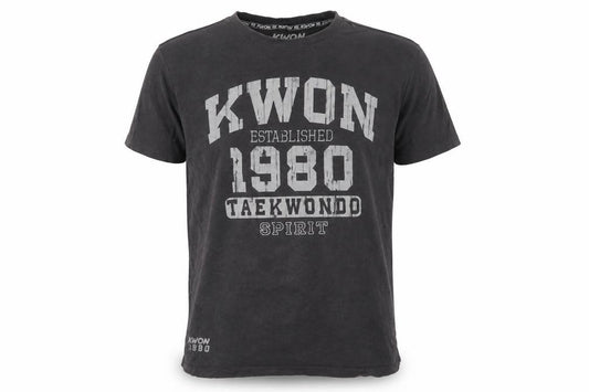 KWON Men’s Black Taekwondo Spirit Graphic T-Shirt Size L