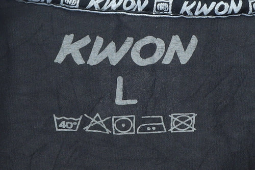 KWON Men’s Black Taekwondo Spirit Graphic T-Shirt Size L