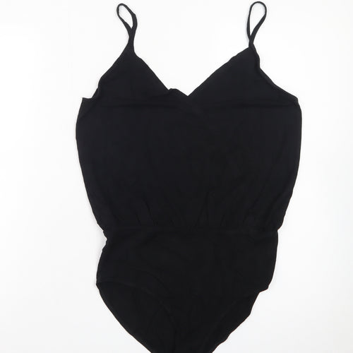 Miss Selfridge Women’s Black Size 10 Camisole Bodysuit