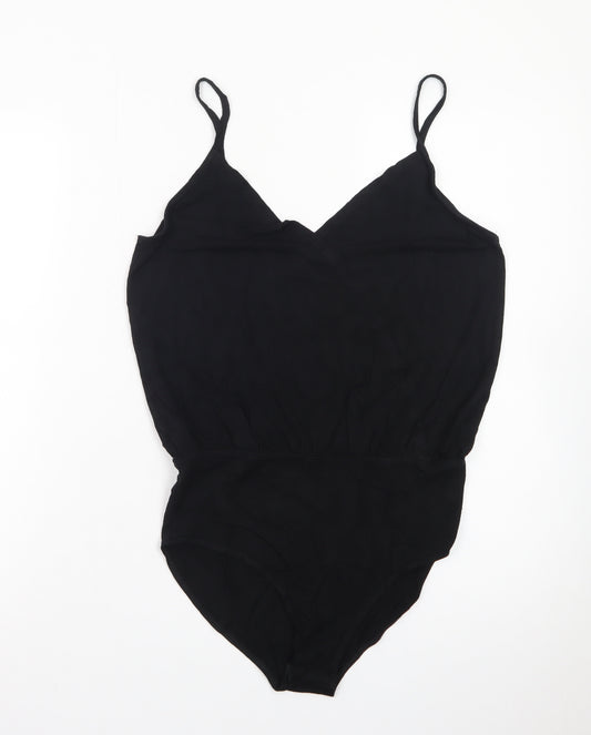 Miss Selfridge Women’s Black Size 10 Camisole Bodysuit