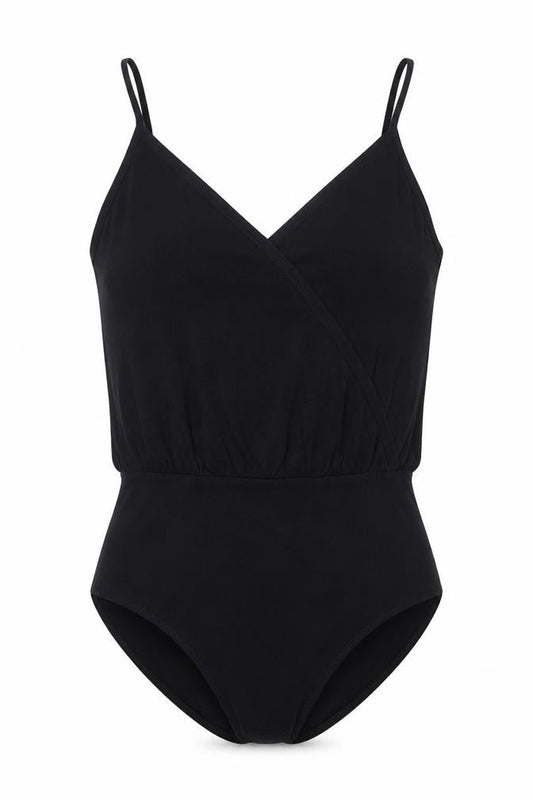Front view of Miss Selfridge Women’s Black, size UK 10, Camisole Bodysuit