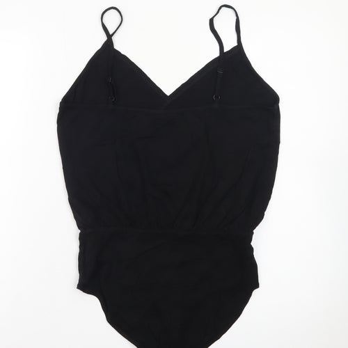Miss Selfridge Women’s Black Size 10 Camisole Bodysuit