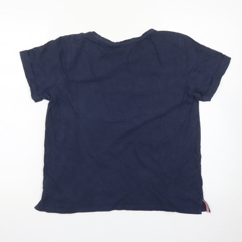 Crew Clothing Company Women’s Blue Cotton T-Shirt Size 12