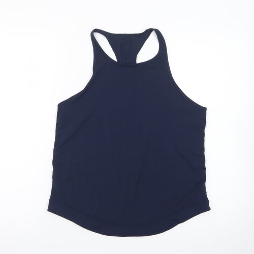 Sweaty Betty Womens Blue Racerback Slim Fit Tank Top Size S