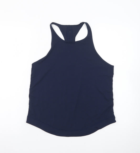 Sweaty Betty Womens Blue Racerback Slim Fit Tank Top Size S