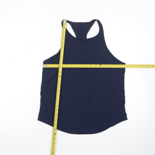 Sweaty Betty Womens Blue Racerback Slim Fit Tank Top Size S