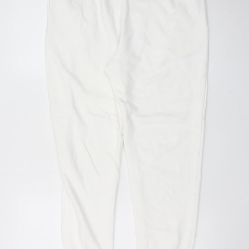 Nobody's Child Womens White Size 12 Jogger Sweatpants