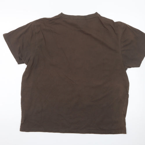 Trespass Mens Brown Quick Dry Outdoor Performance T-Shirt XL