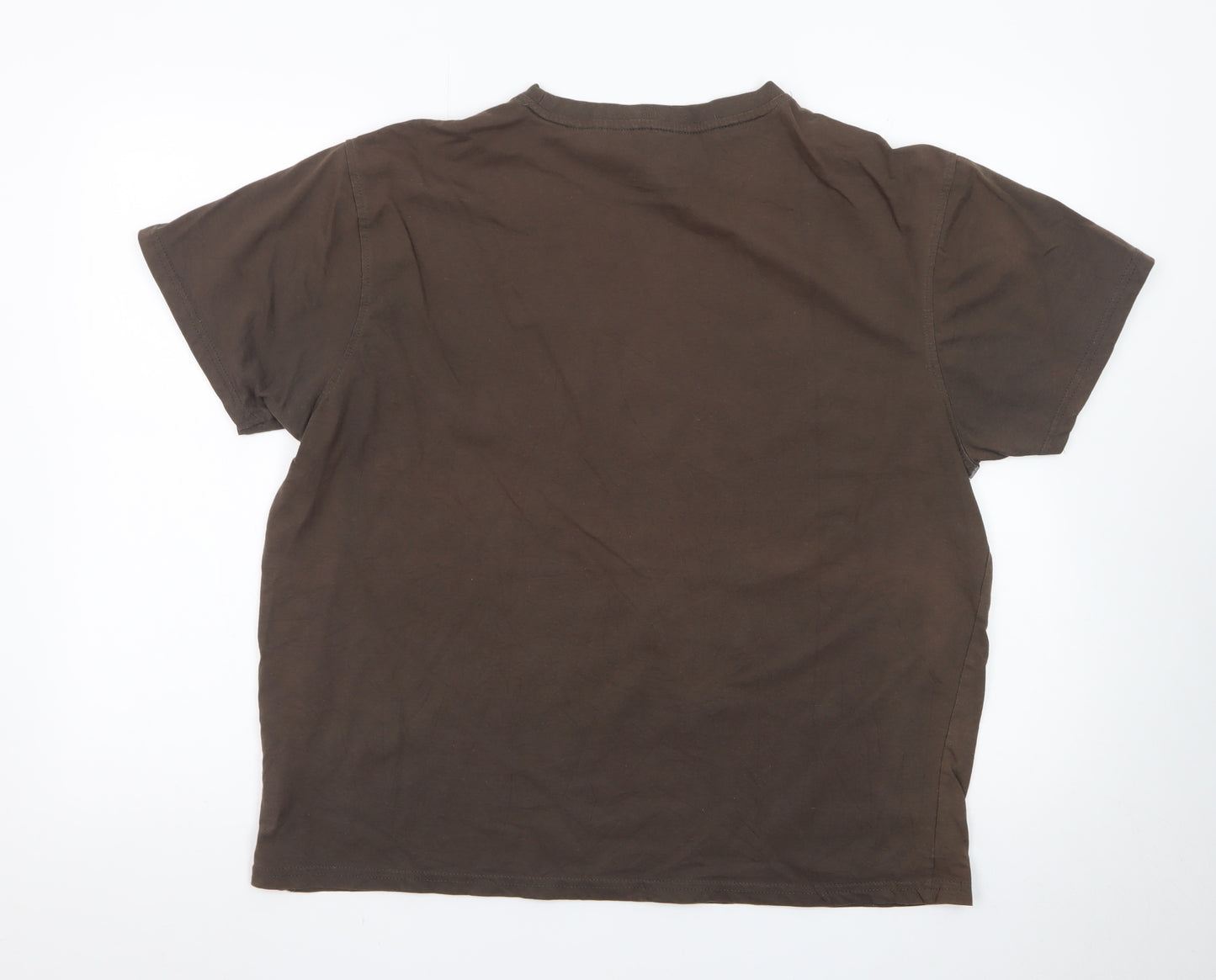 Trespass Mens Brown Quick Dry Outdoor Performance T-Shirt XL